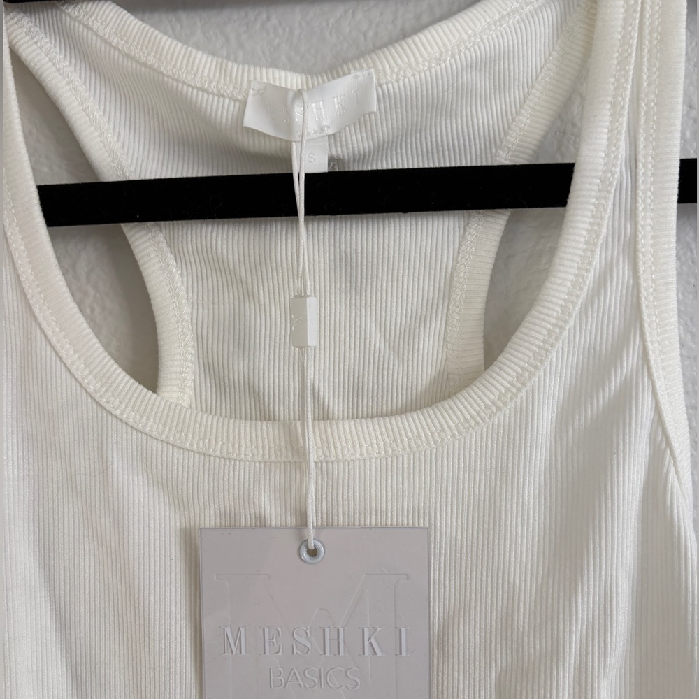 Meshki London Ribbed Racer Back Bodysuit - Picture 2 of 8